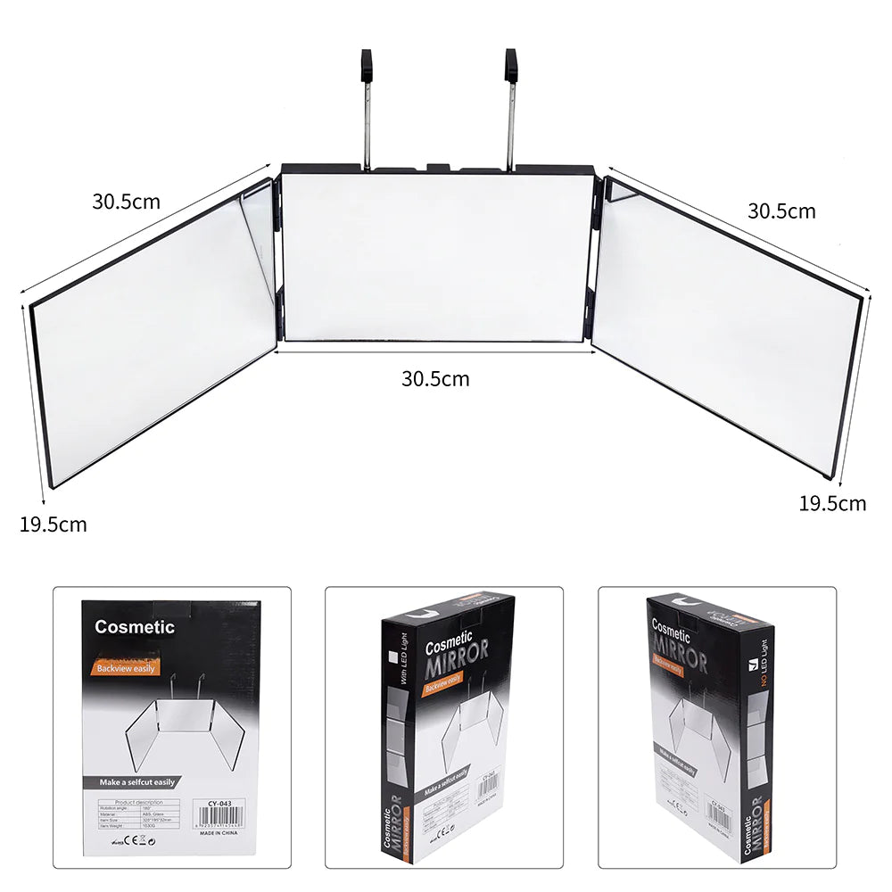 LED Folding Makeup Mirror